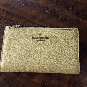 Kate Spade Mustard Leather Card Holder